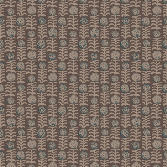 Killi Antique Chocolate Wide-Width Wallpaper