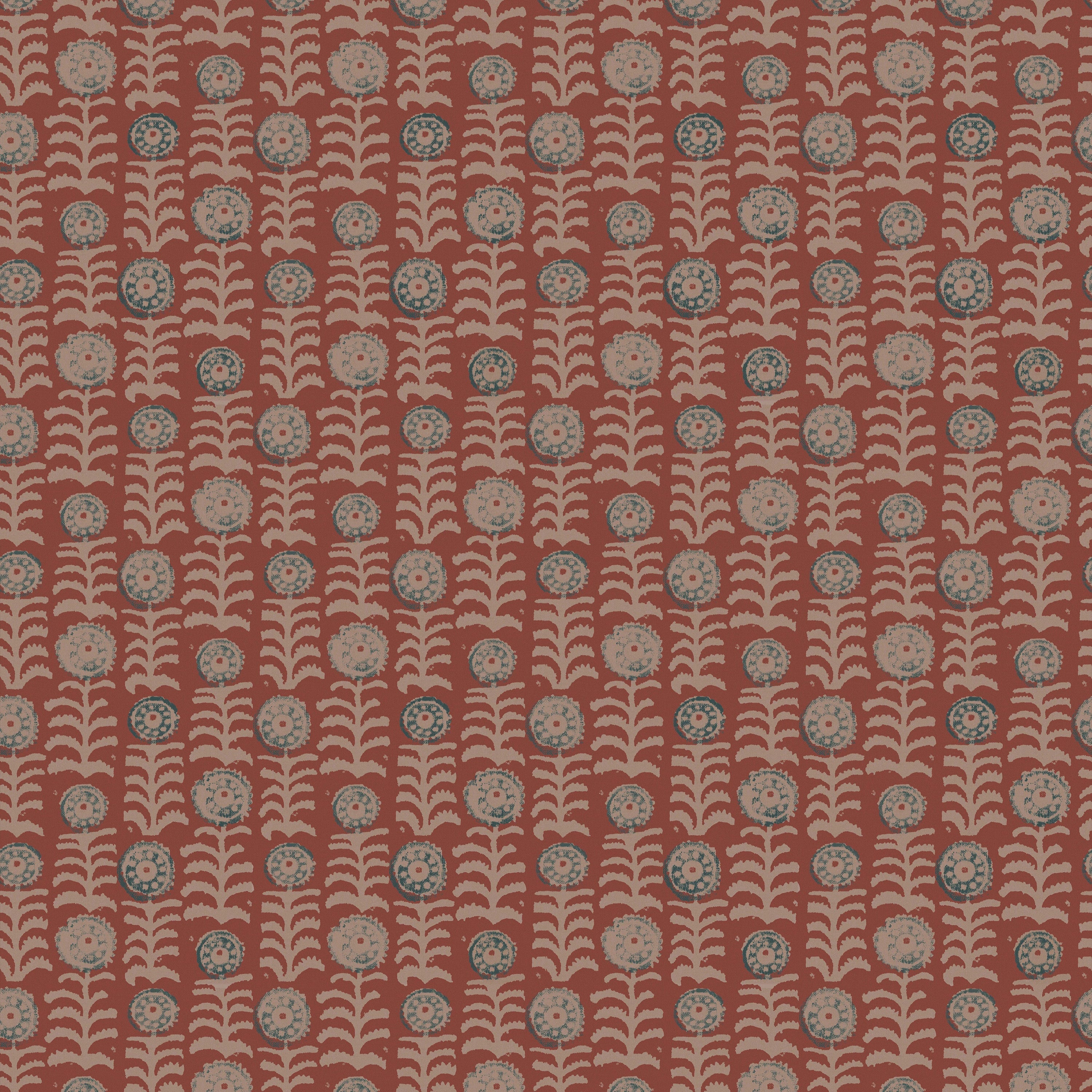 Killi Antique Red Wide-Width Wallpaper – Penny Morrison