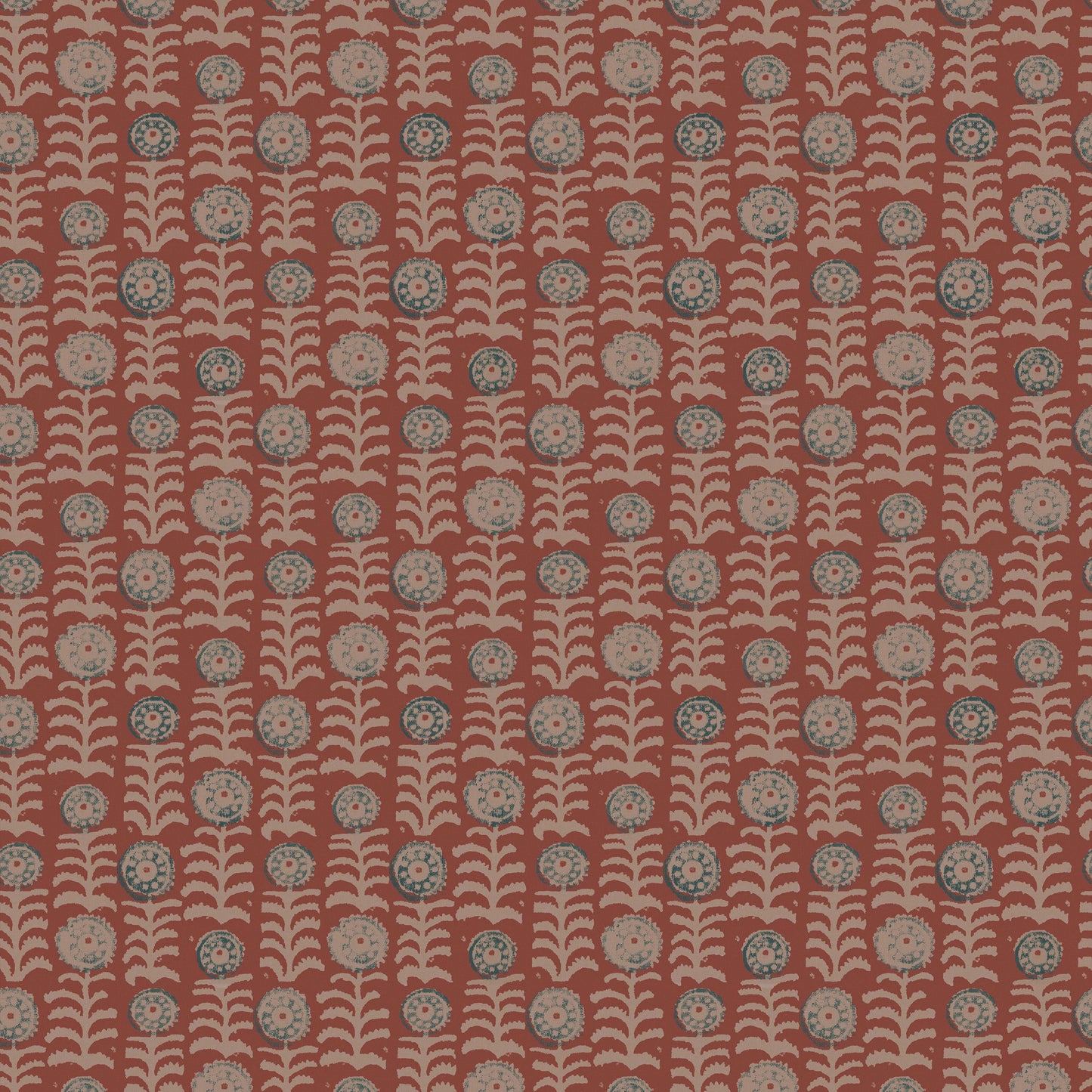 Killi Antique Red Wide-Width Wallpaper