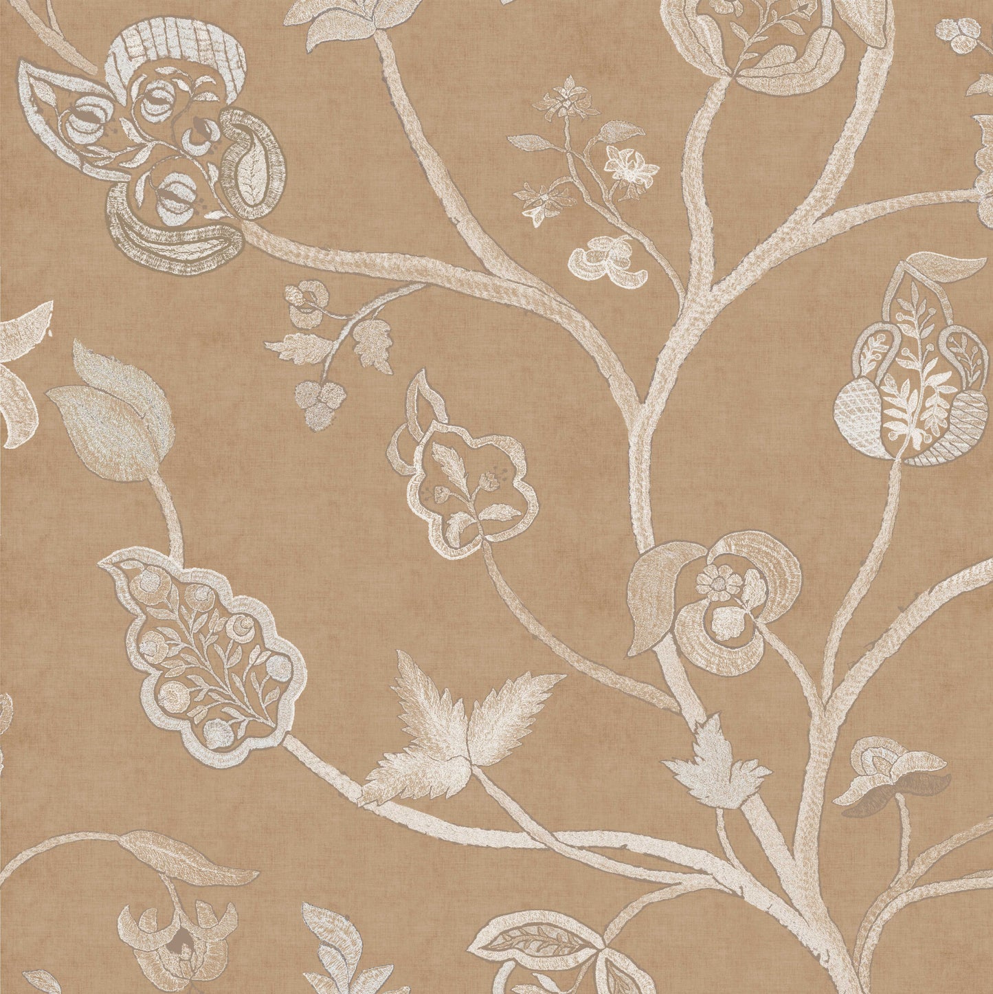 Little Begum Ochre Wallpaper Roll