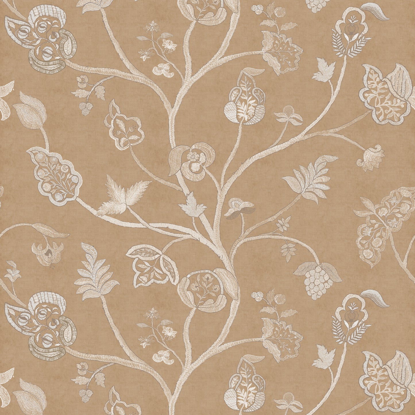 Little Begum Ochre Wallpaper Roll