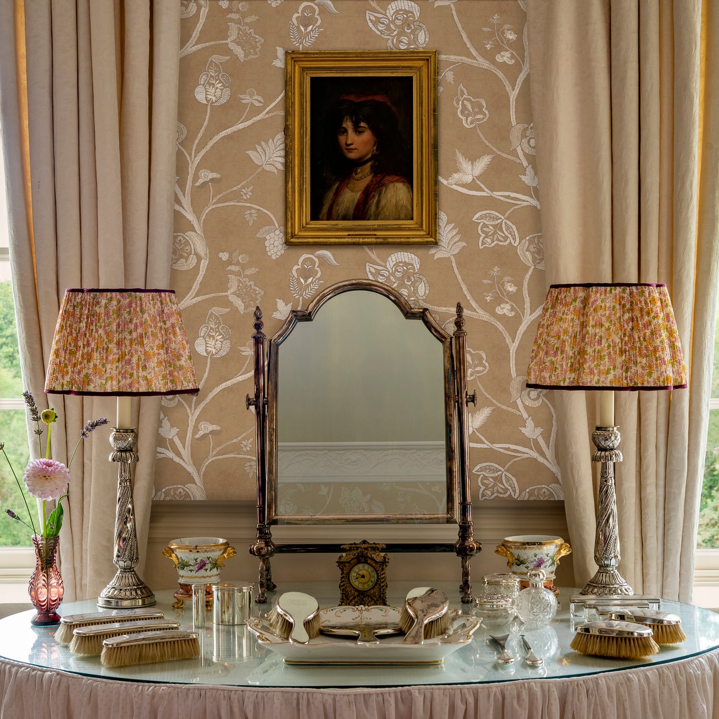Little Begum Ochre Wallpaper Roll