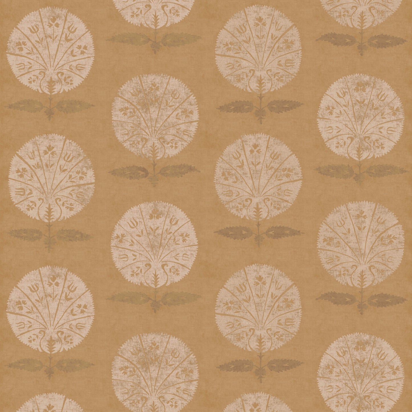 Little Suzani Old Gold Wallpaper Roll