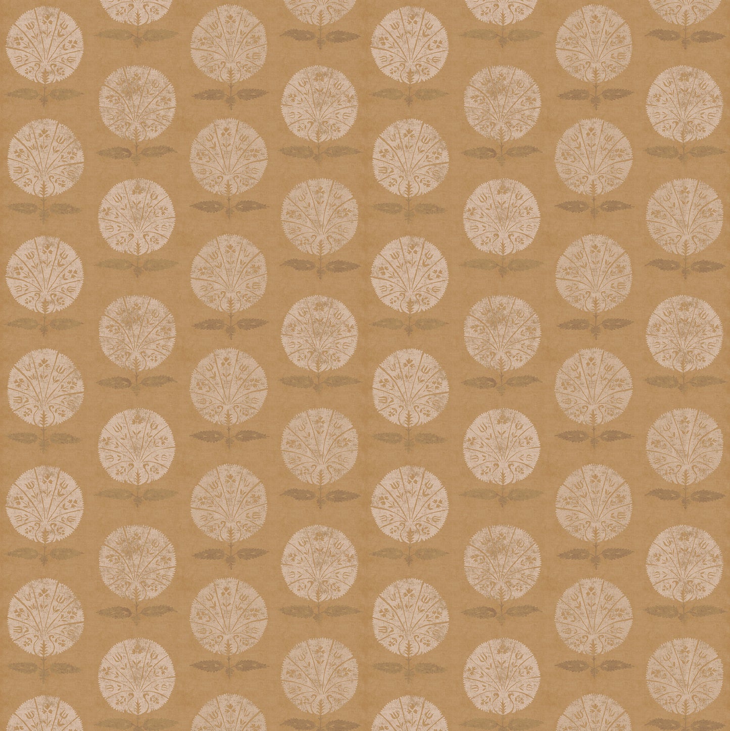 Little Suzani Old Gold Wallpaper Roll