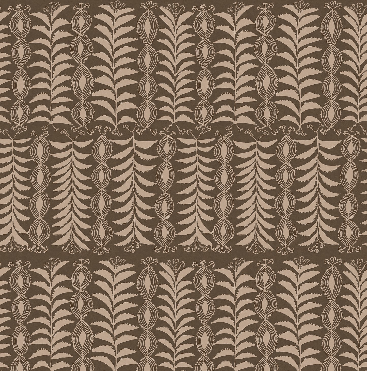 Little Zanzibar Chocolate Wide-Width Wallpaper