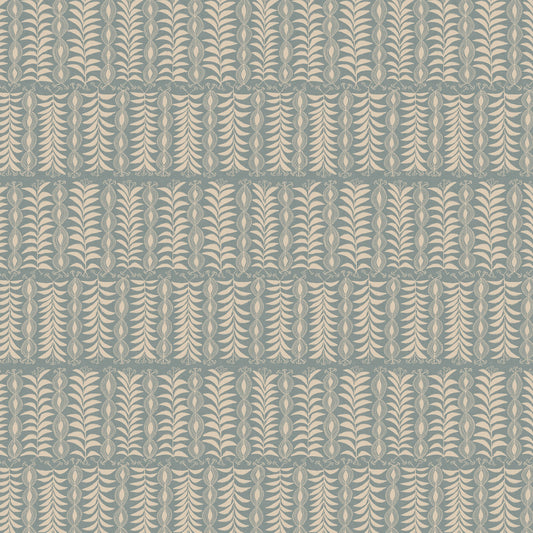 Little Zanzibar Duck Egg Wide-Width Wallpaper