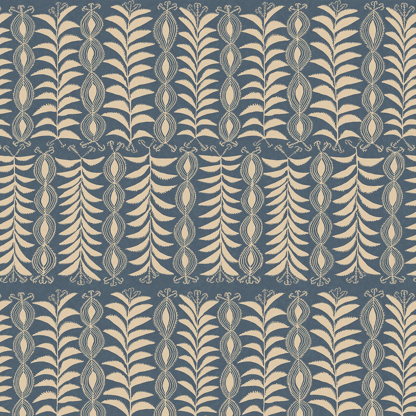 Little Zanzibar Indigo Wide-Width Wallpaper