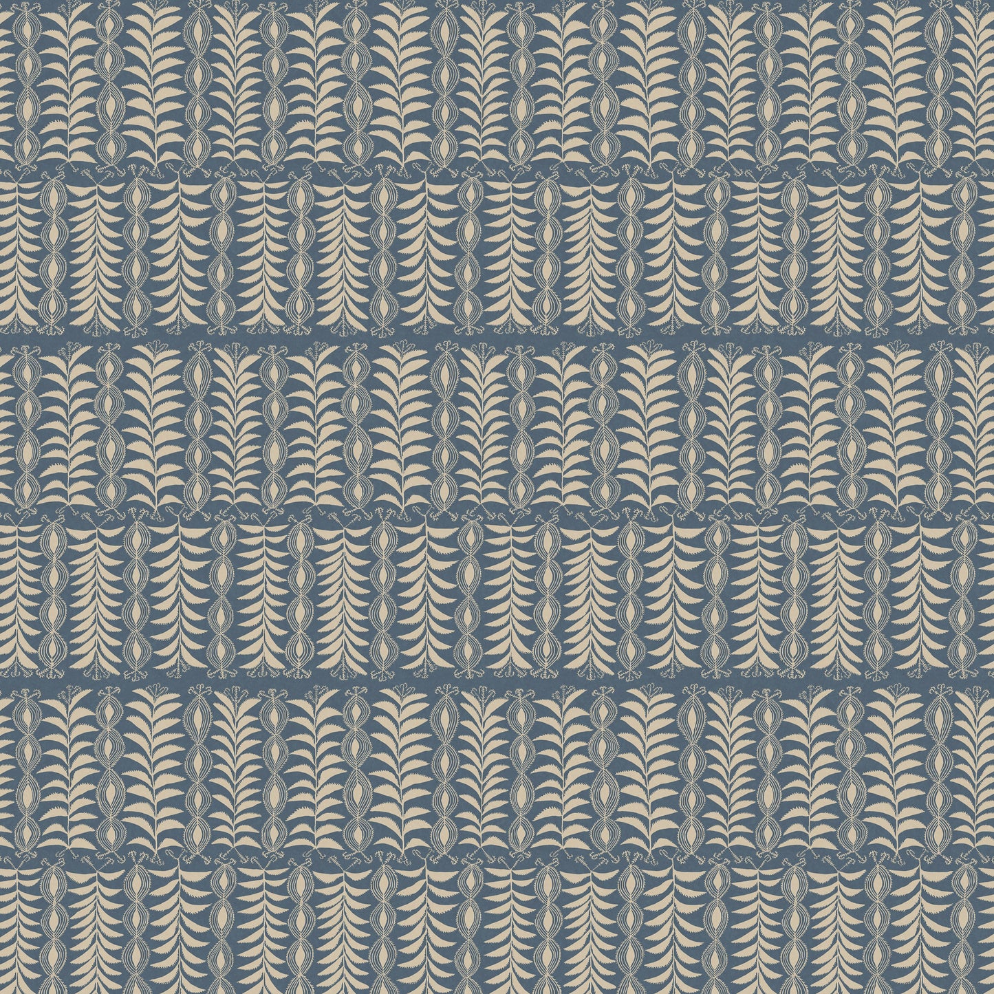 Little Zanzibar Indigo Wide-Width Wallpaper