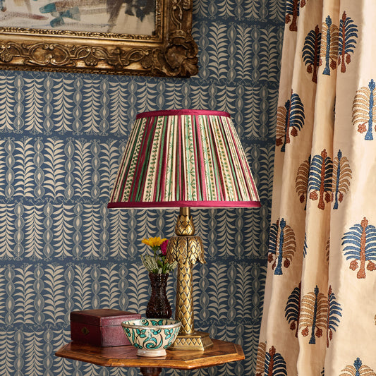 Little Zanzibar Indigo Wide-Width Wallpaper