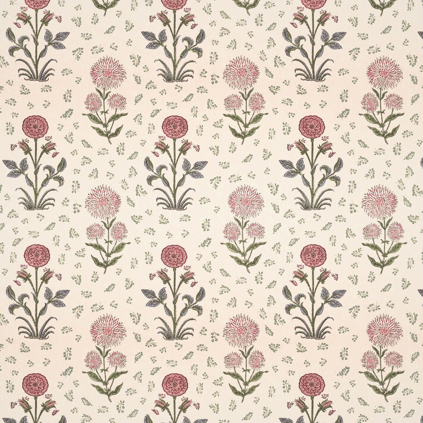 Magda Pink/Green Wide-Width Wallpaper