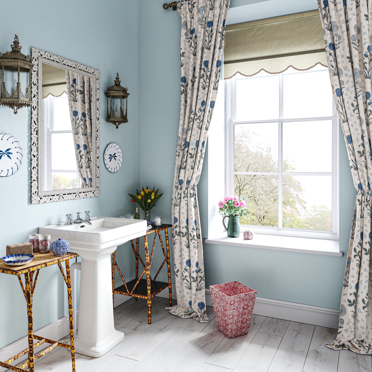 Magda Blue Fabric