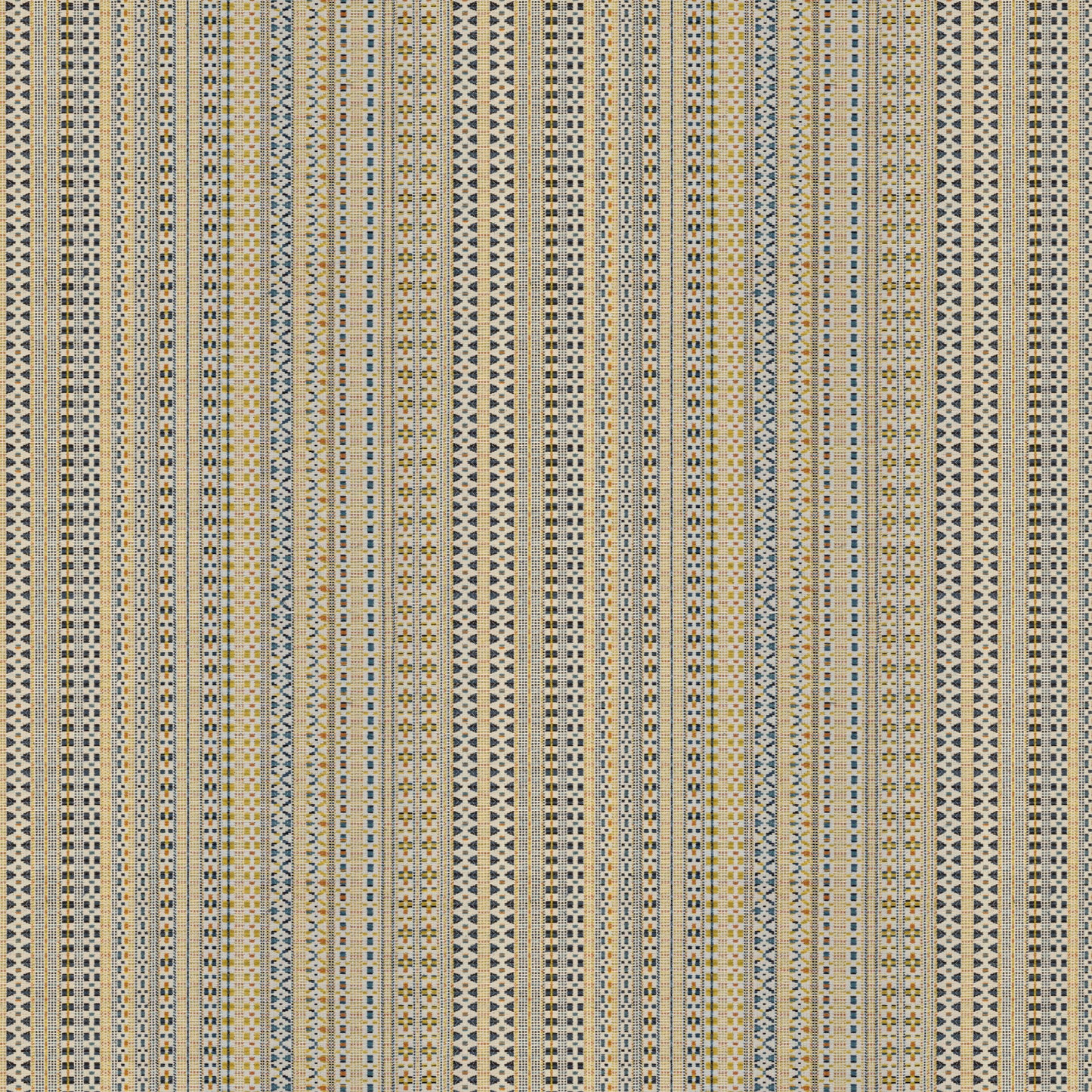 Melides Stripe Blue/Yellow Fabric