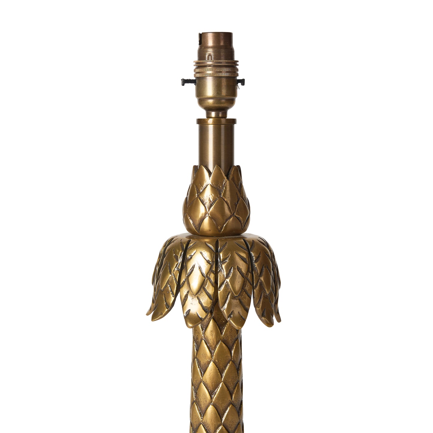 Antique Brass Palm Tree Lamp Base