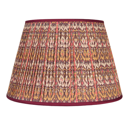 lkat Mulberry/Ochre Pleated Lampshade