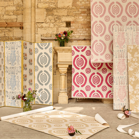 Haveli Red Wide-Width Wallpaper