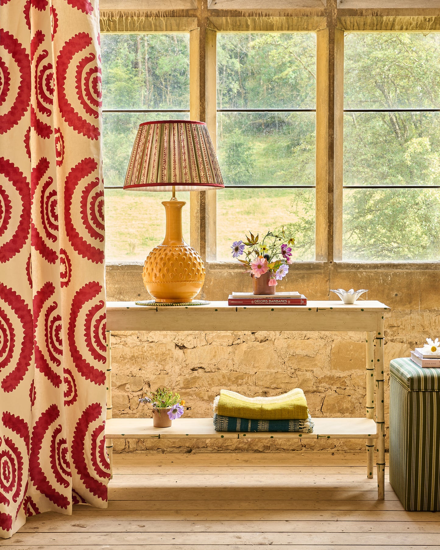 Haveli Red Fabric