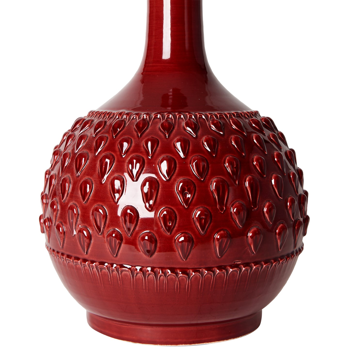 Amara Red Lamp Base