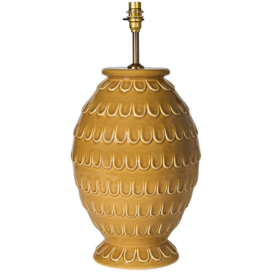 Mustard Tamera Ceramic Lamp Base