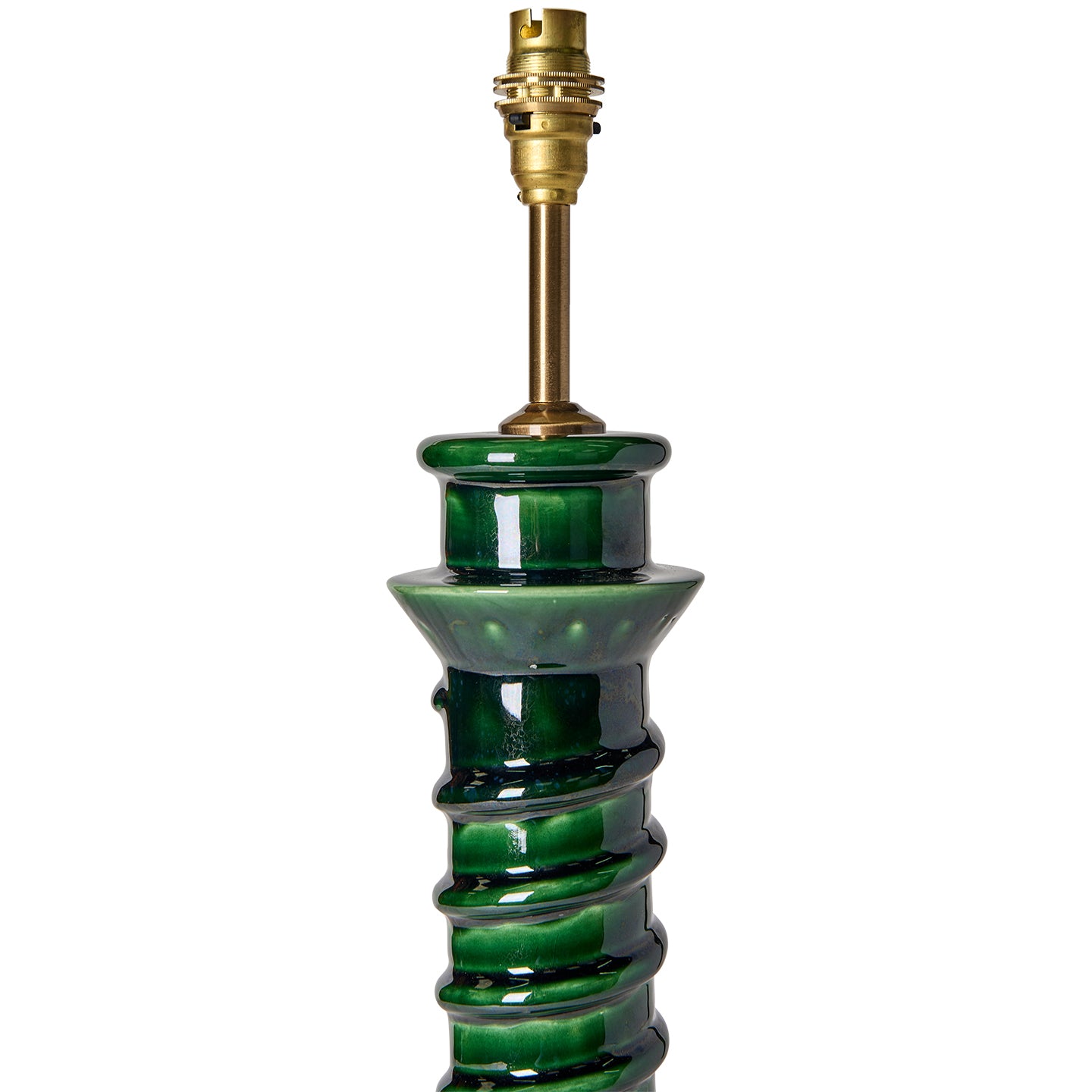 Green Torca Ceramic Lamp Base