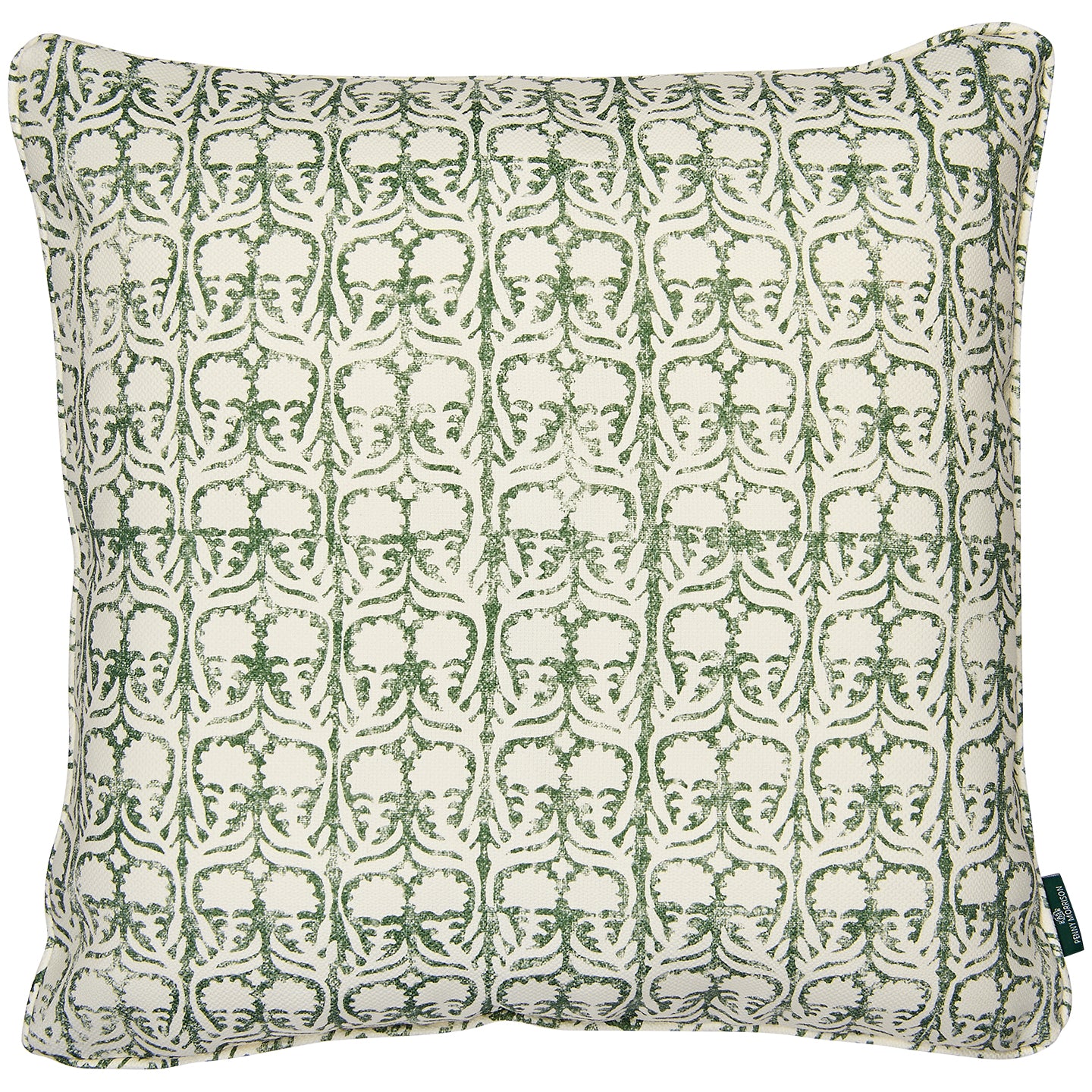 Ashok Green Performance/Outdoor Square Cushion