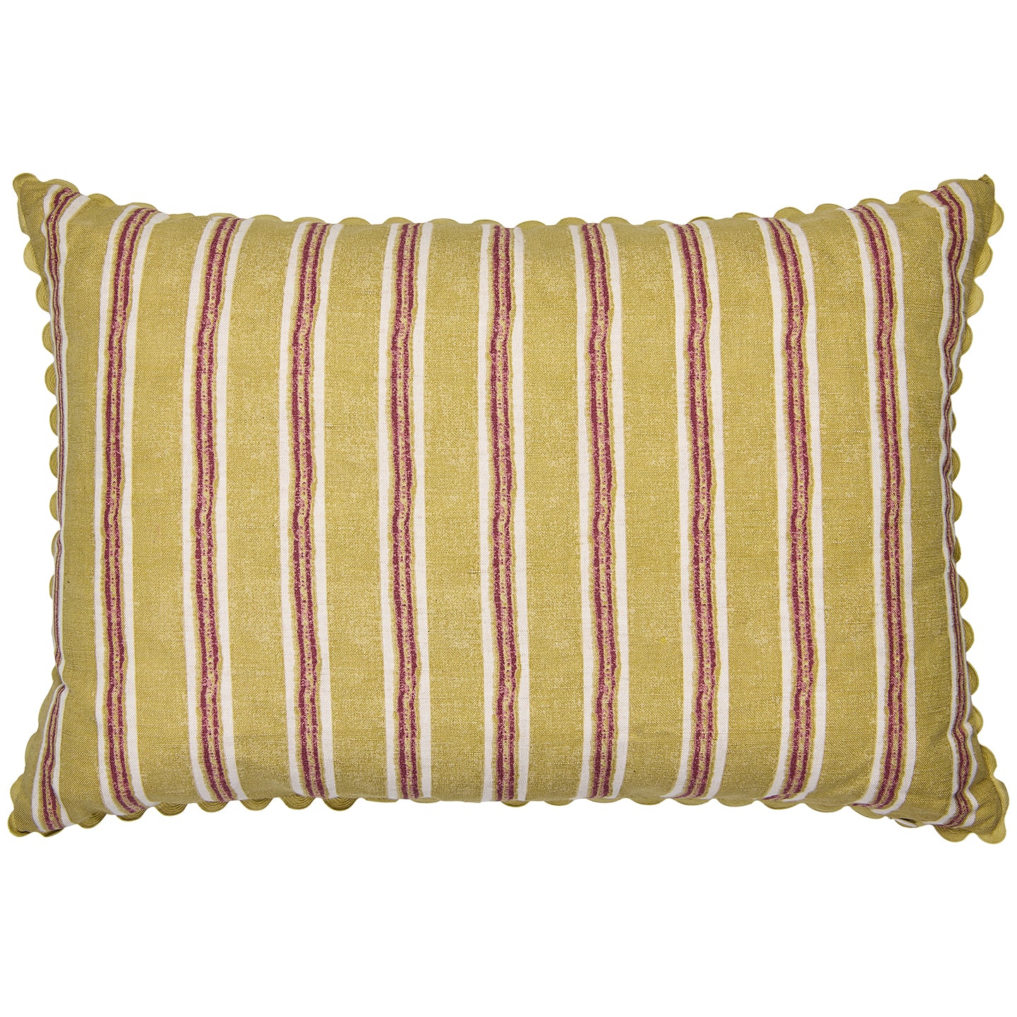 Cecilia Red/Gold Embroidered Cushion
