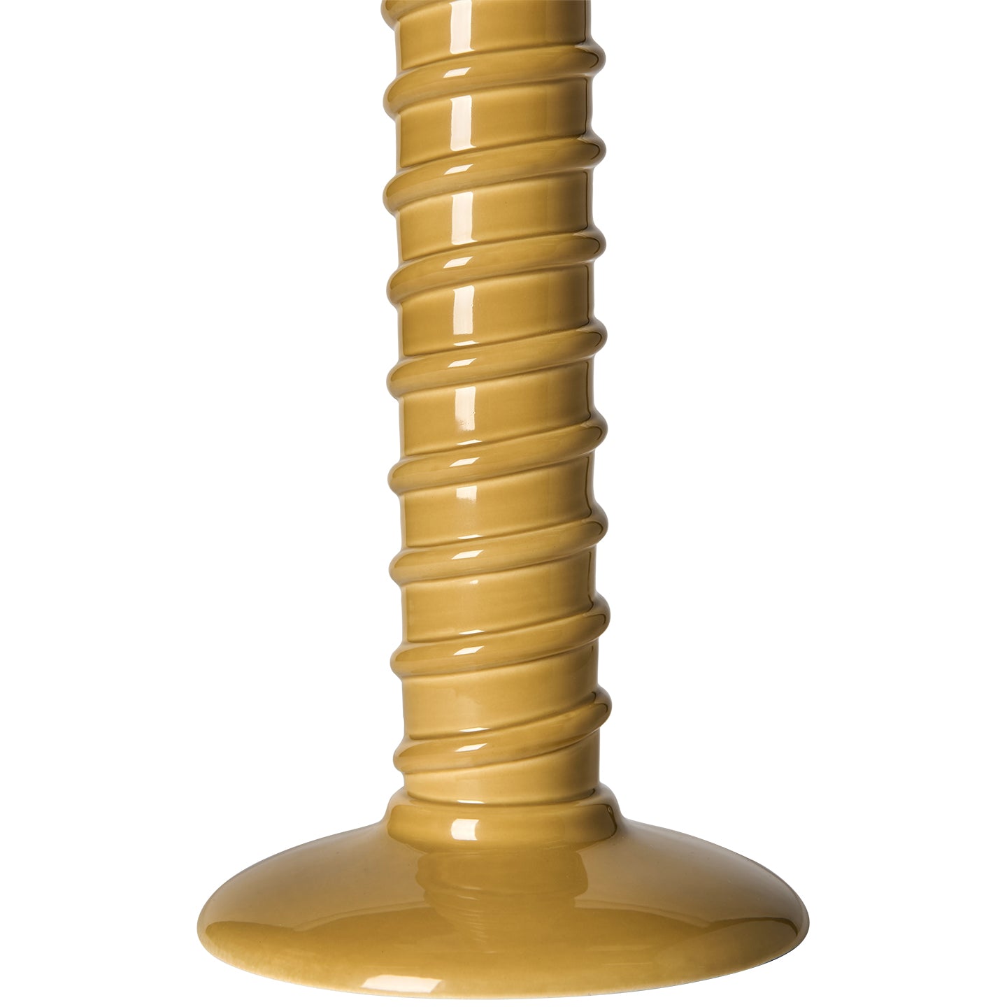 Mustard Torca Ceramic Lamp Base