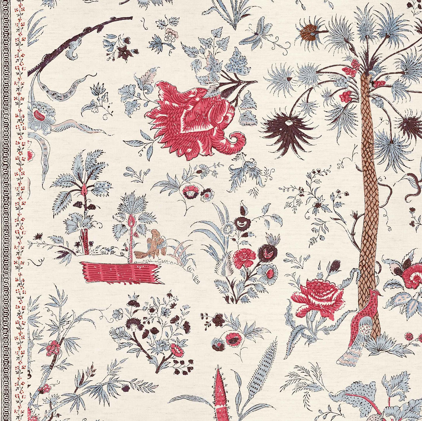 Phoebe Rose Grasscloth Roll