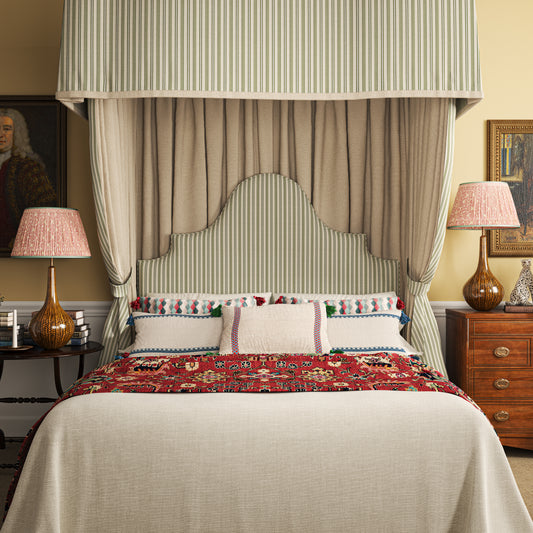Meknes Stripe Pine/Ivy Fabric