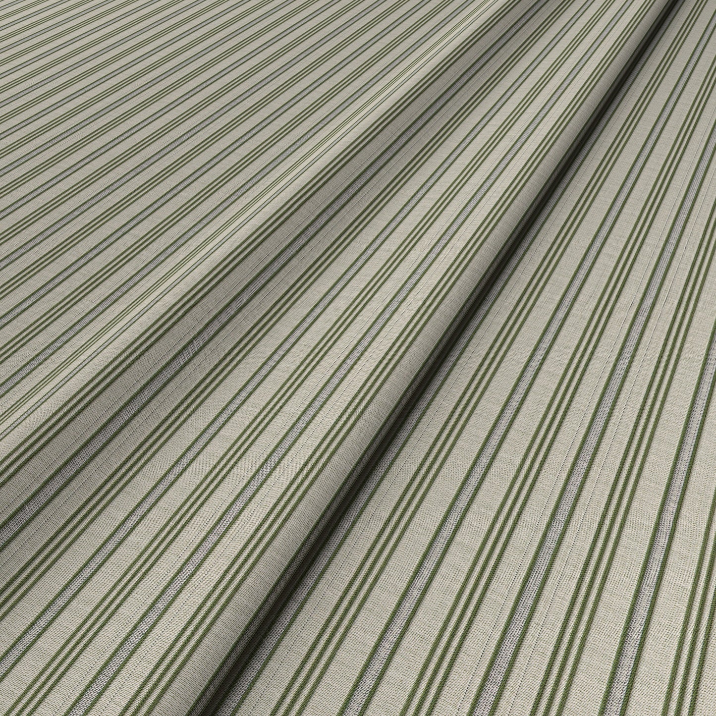 Meknes Stripe Pine/Ivy Fabric