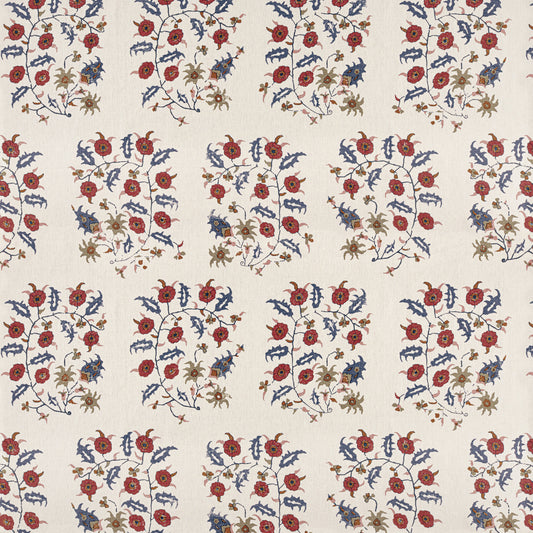 Samode Red/Blue Fabric