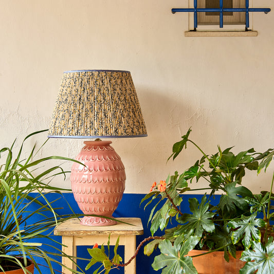 Pink Ceramic Tamera Lamp Base