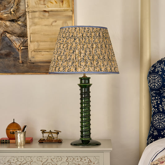 Green Torca Ceramic Lamp Base