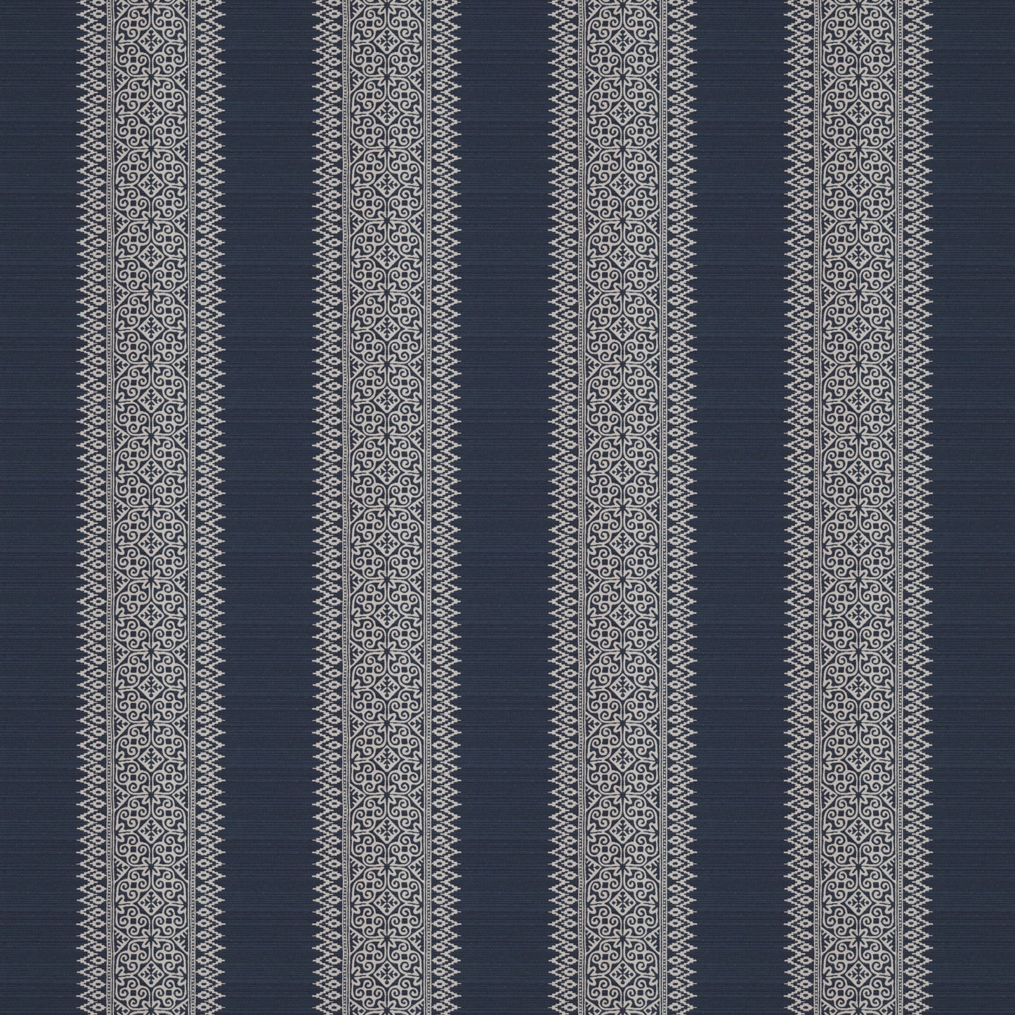 Totem Vertical Stripe Blue Fabric