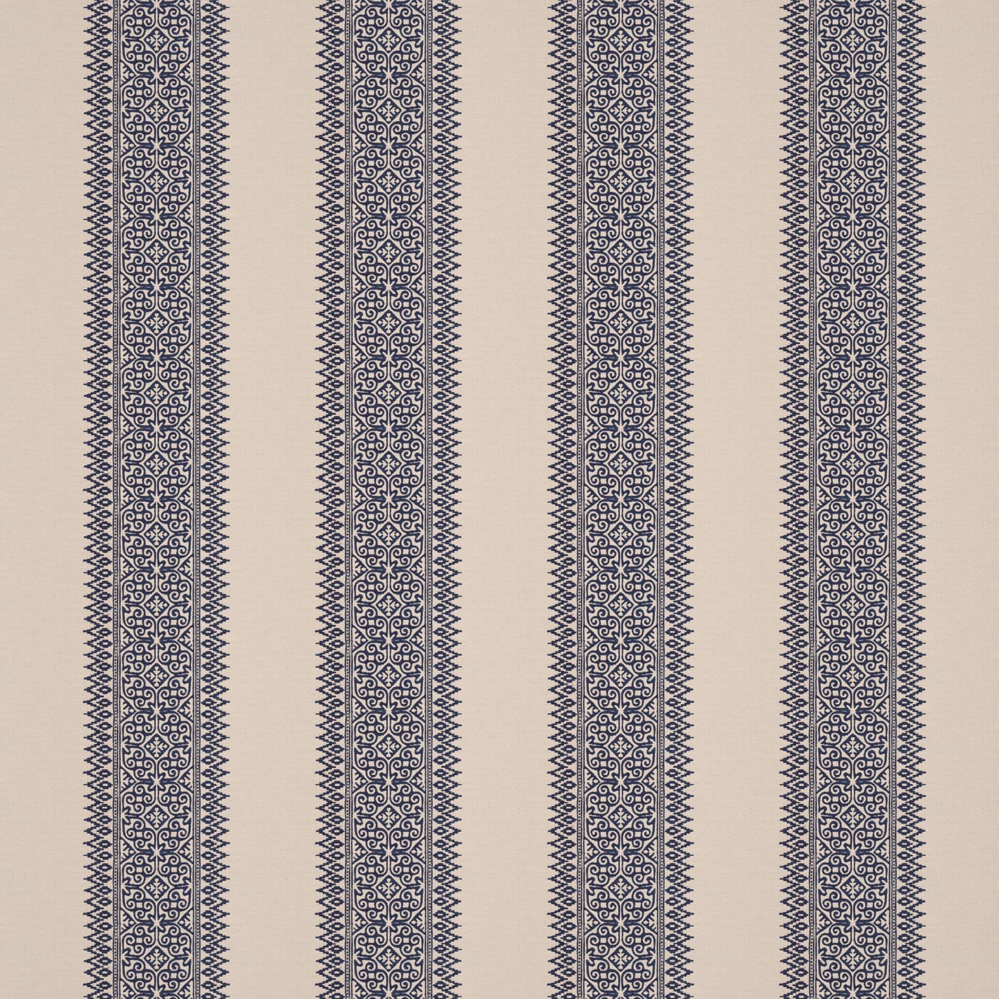 Totem Vertical Stripe Blue Fabric