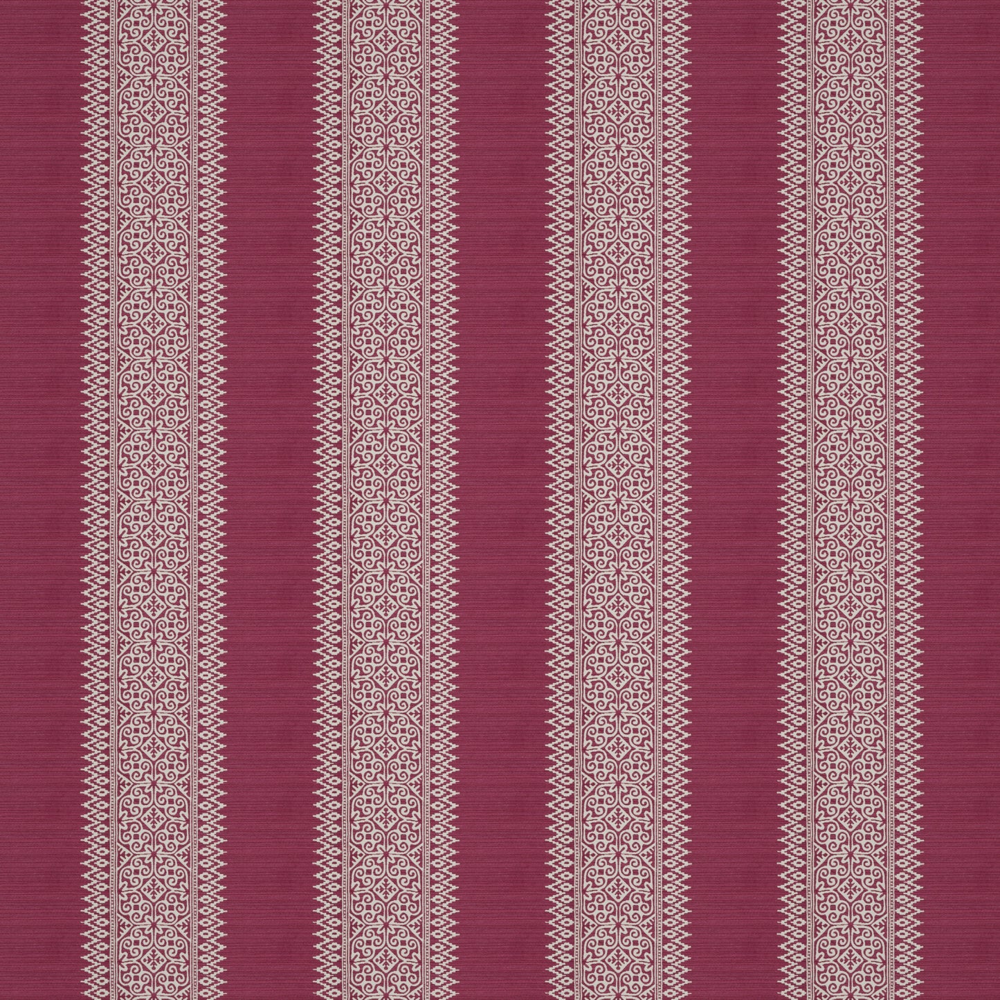 Totem Vertical Stripe Red Fabric