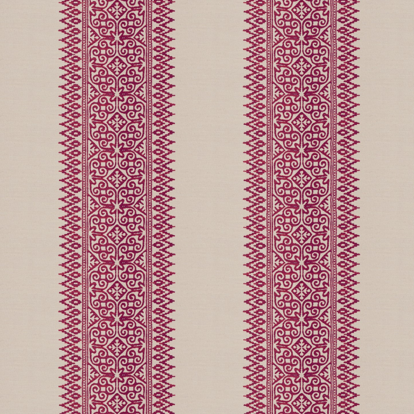 Totem Vertical Stripe Red Sample