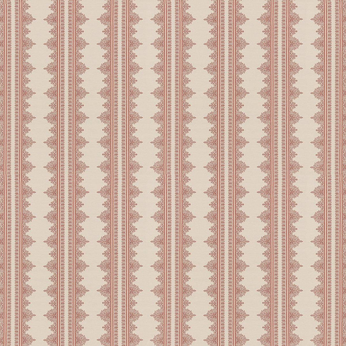 Alhambra Stripe Red Sample – full width front