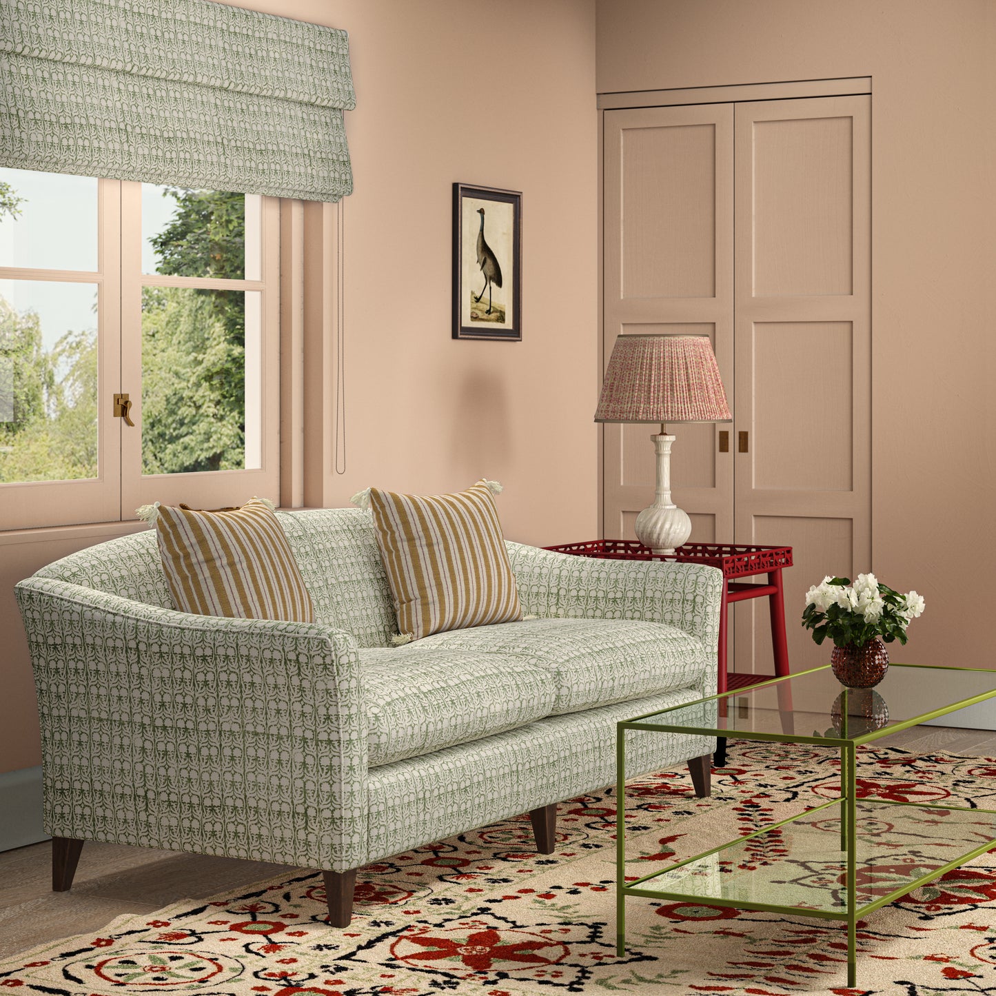 Ashok Green Fabric