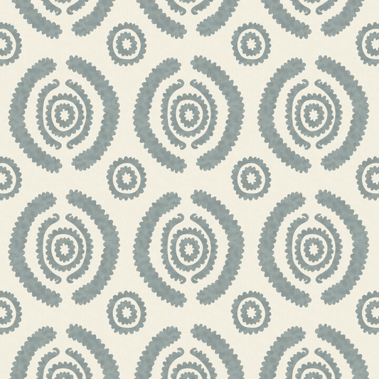Haveli Blue Wide-Width Wallpaper