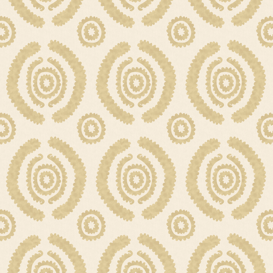 Haveli Yellow Wide-Width Wallpaper