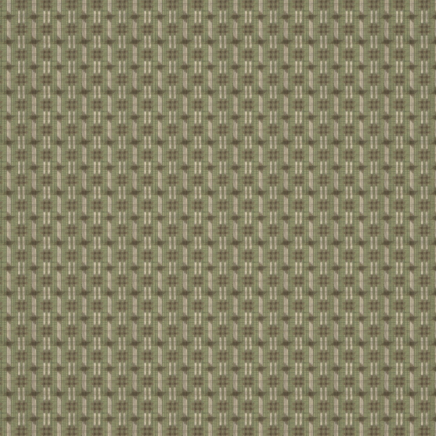 Inca Check Green Fabric