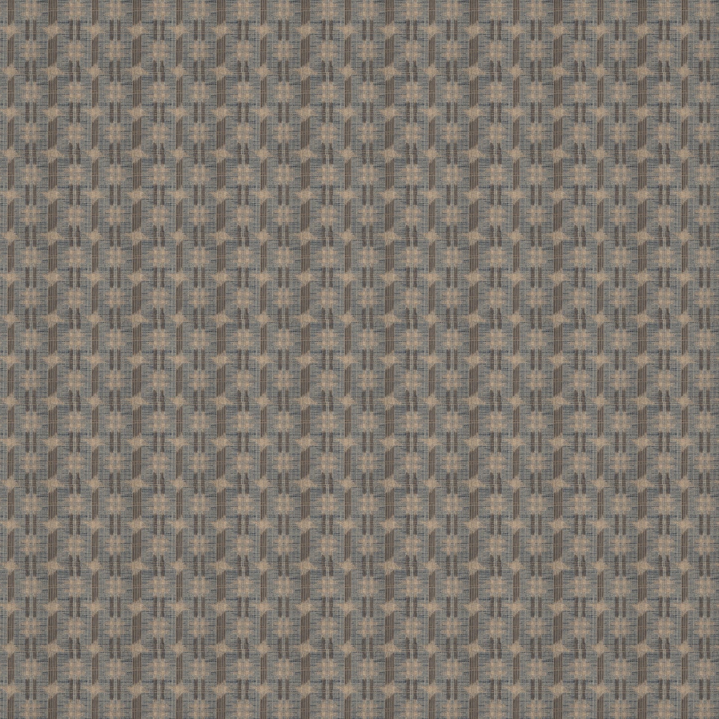 Inca Check Mushroom Fabric