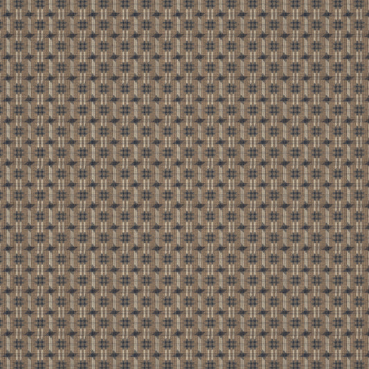 Inca Check Mushroom Fabric
