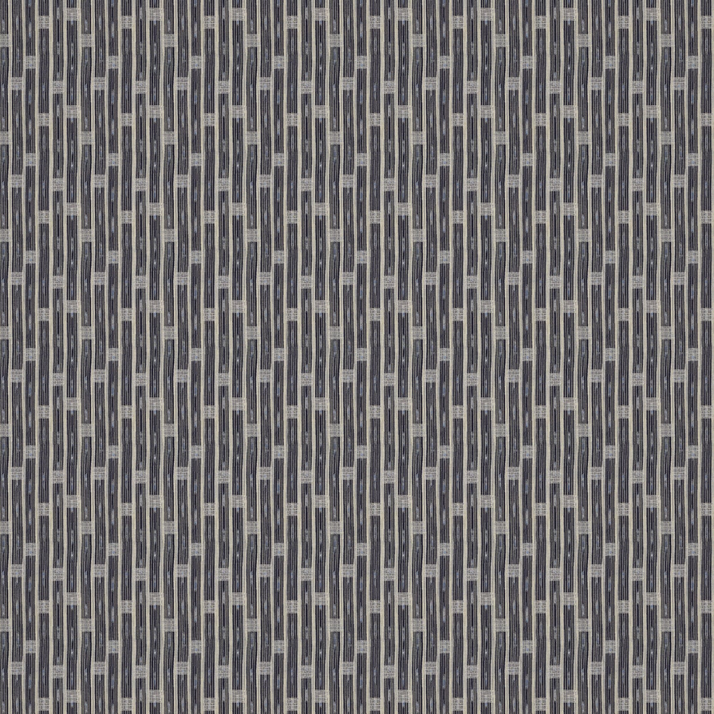 Inca Vertical Stripe Indigo Fabric