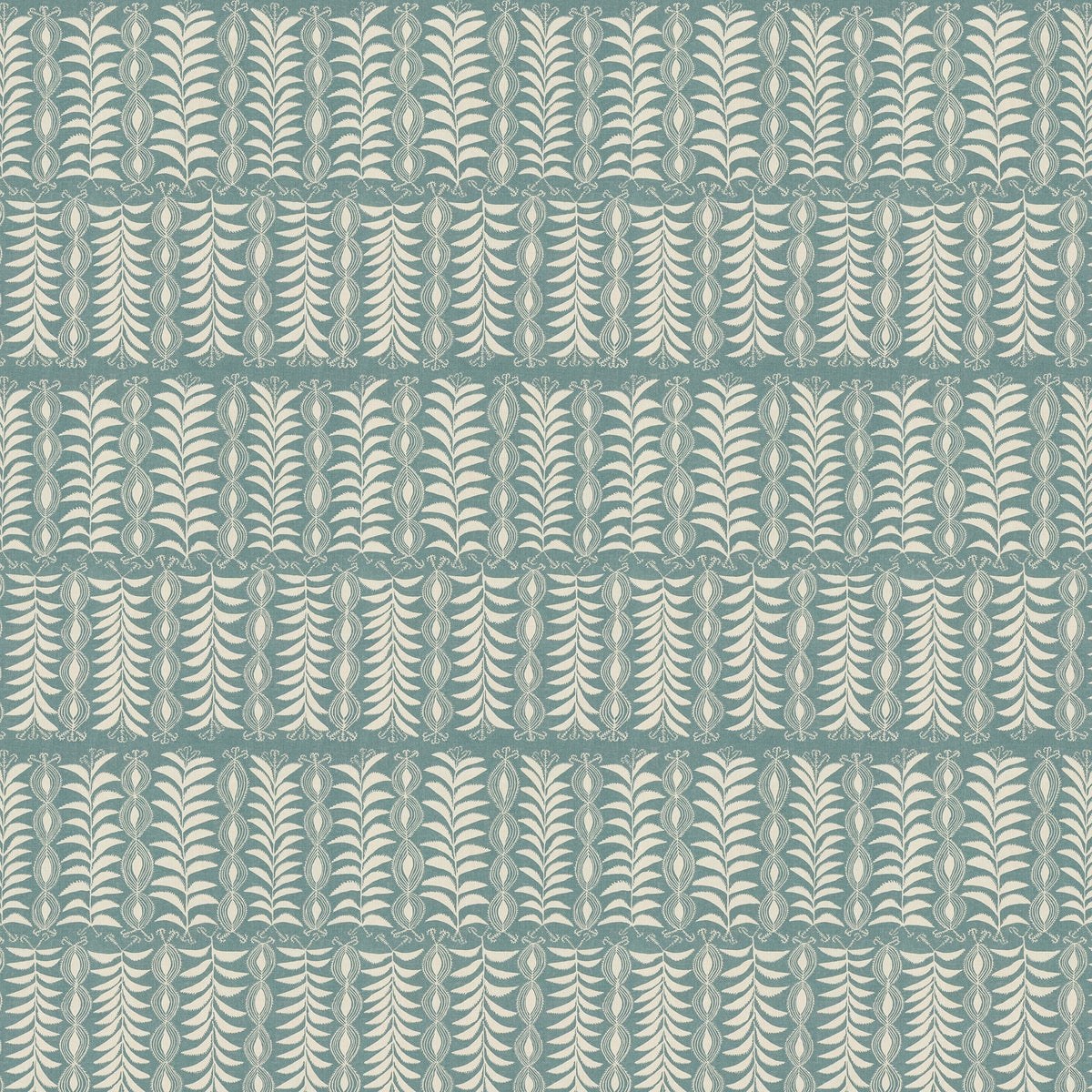 Little Zanzibar Performance Duck Egg Fabric Sample — full width