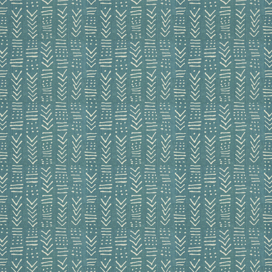 Luma Green Petrol Fabric