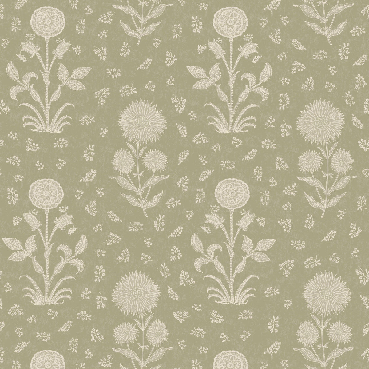 Magdalena Lichen Wallpaper Roll Sample – full width pattern