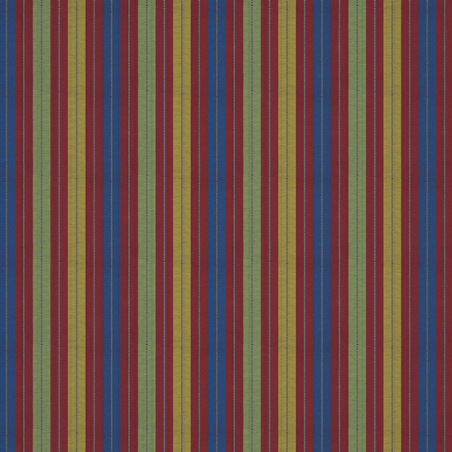 Multicolour Rustic Stripe Fabric
