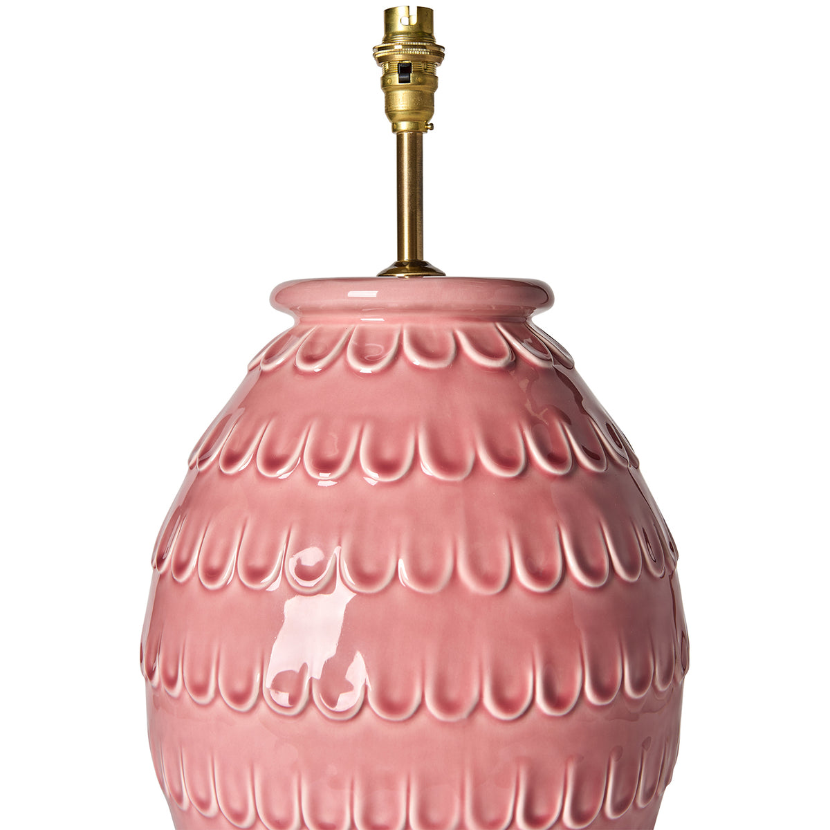 Pink Ceramic Tamera Lamp Base