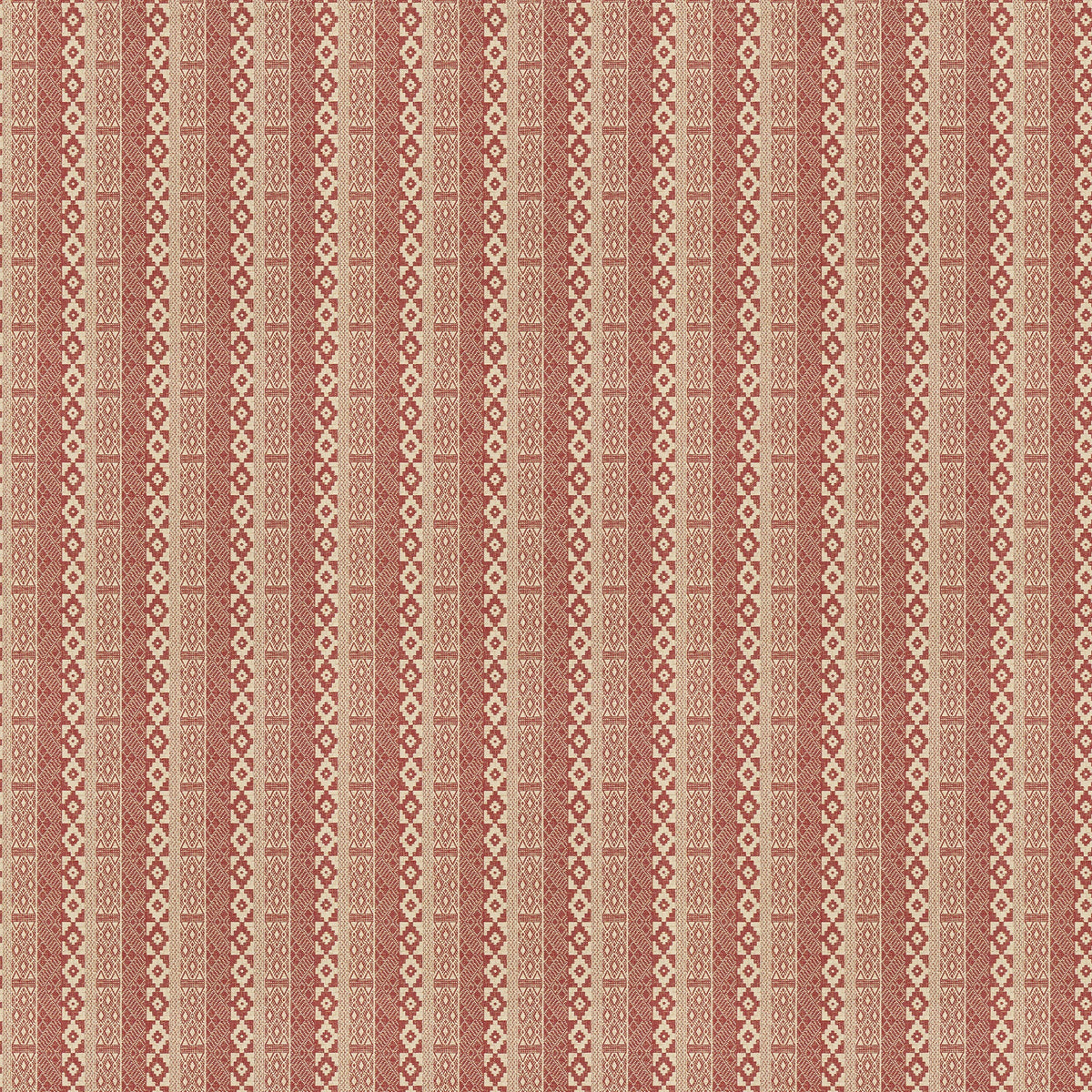 Parterre Weave Antique Red Sample – full width front